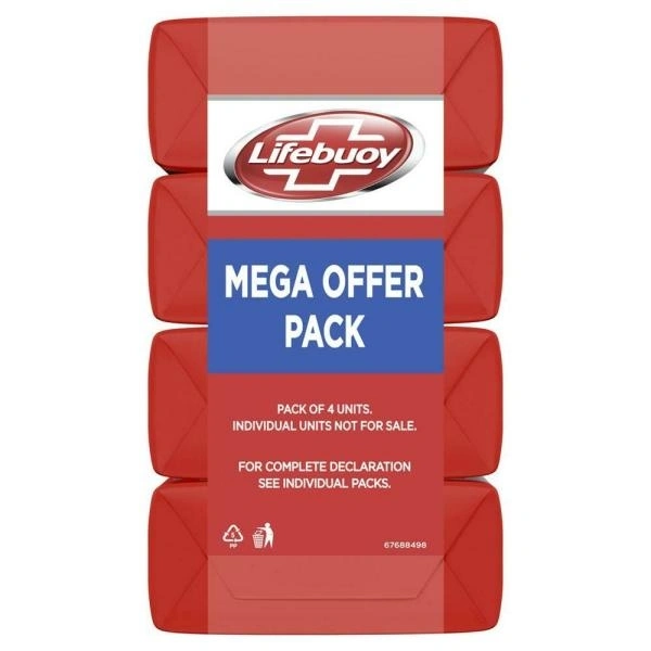 Lifebuoy Total Soap, 4p