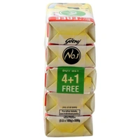 Godrej No.1 Lime & Aloe Vera Soap 100 g (Buy 4 Get 1 Free)
