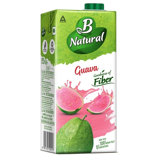 B Natural Guava Juice 1 L