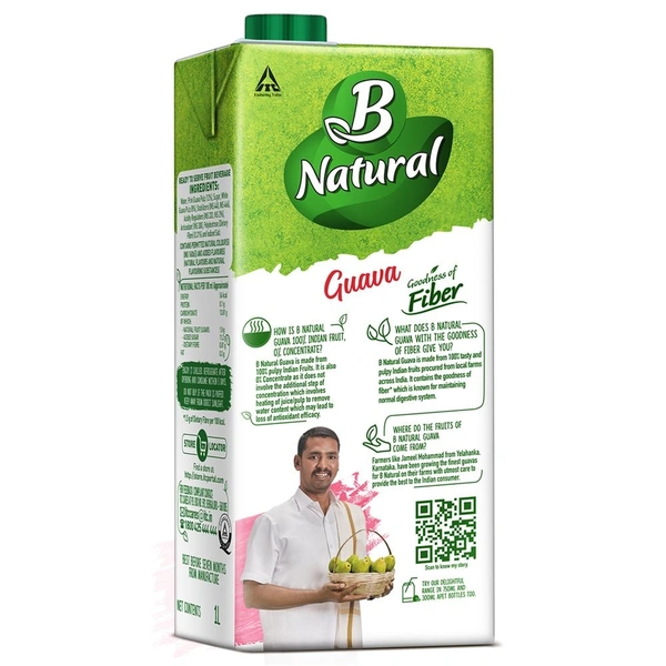B Natural Guava Juice 1 L