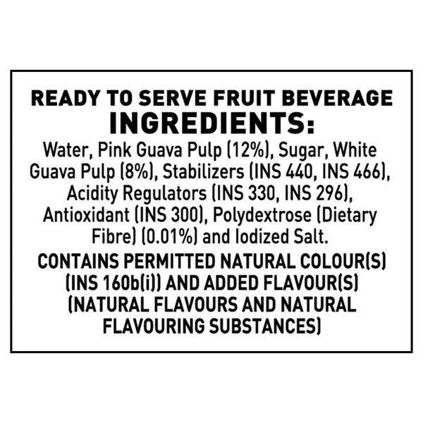 B Natural Guava Juice 1 L