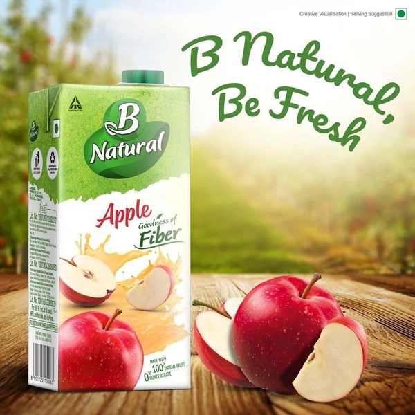 B Natural Apple Juice 1 L