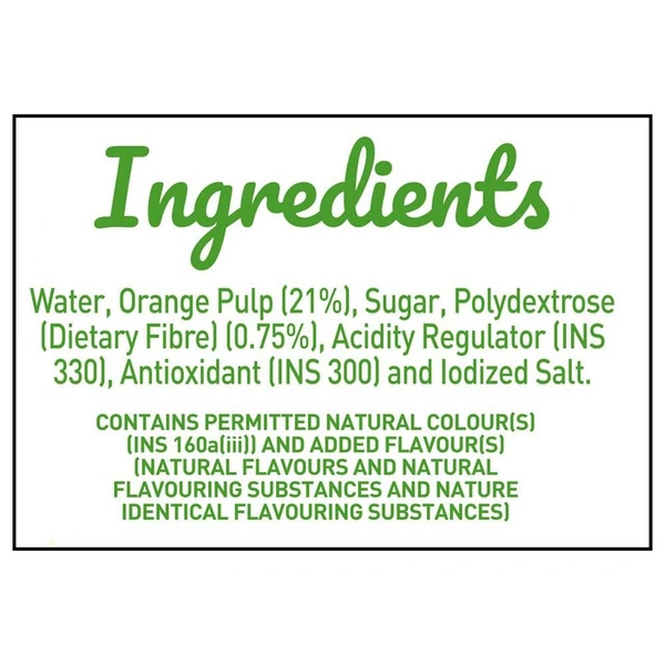 B NaturalB Natural Orange Juice 1 L