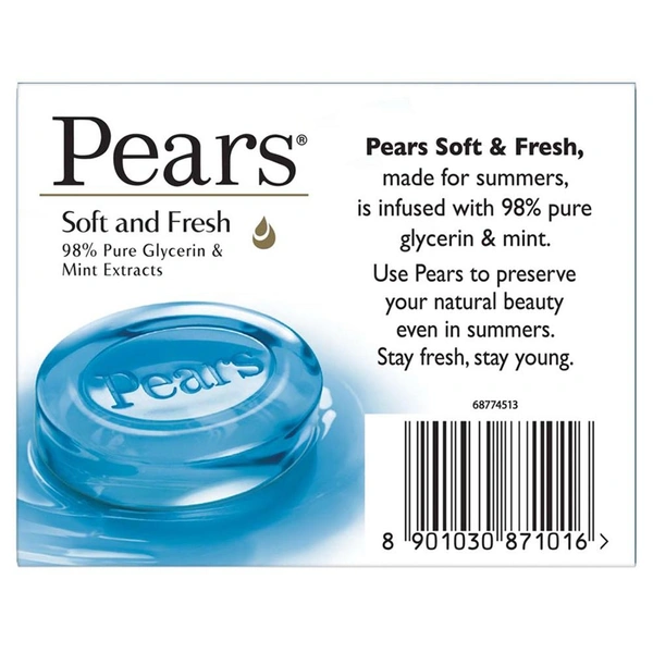 Pears Soft & Fresh Soap 100 g