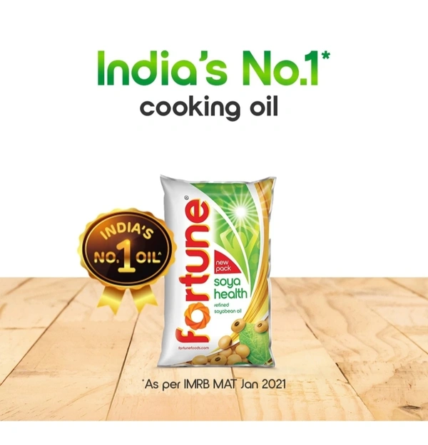 Fortune Refind Soybean Oil Pouch 1L