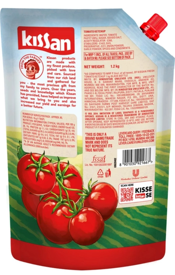 Kissan Fresh Tomato Ketchup (1.2kg)