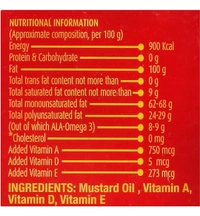 EMAMI Healthy & Tasty Kachchi Ghani Mustard OilCan (5 L)