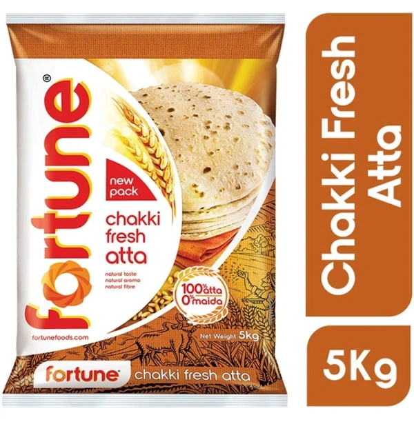 Fortune Chakki Fresh Aata ( 5 kg )
