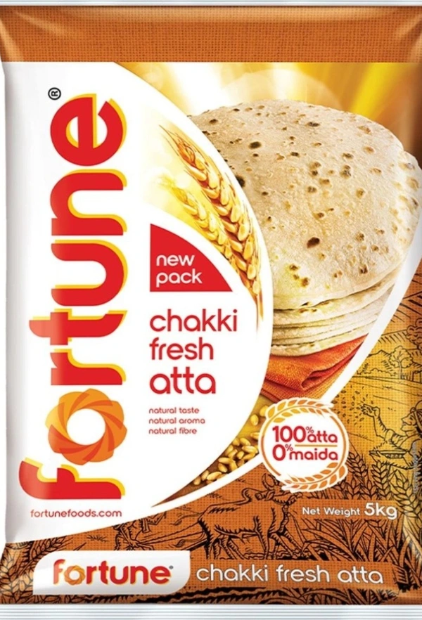 Fortune Chakki Fresh Aata ( 5 kg )