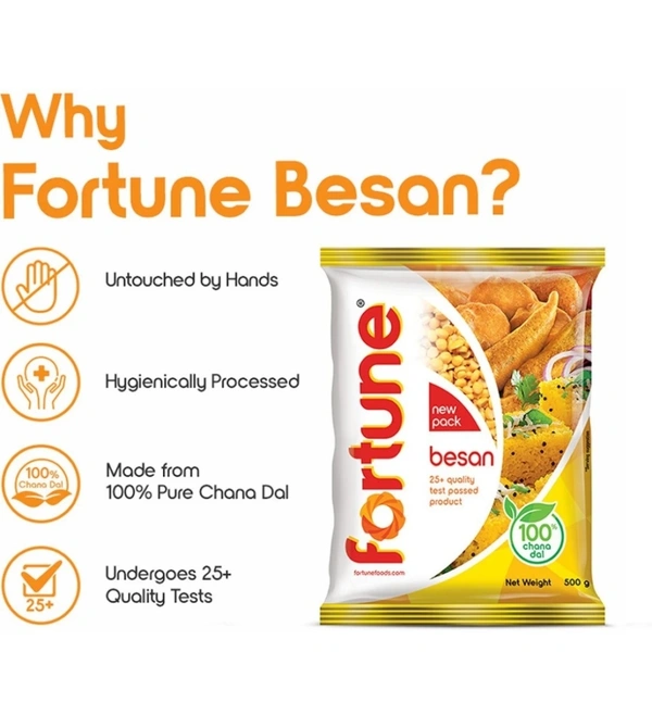 Fortune Besan (500 gm)