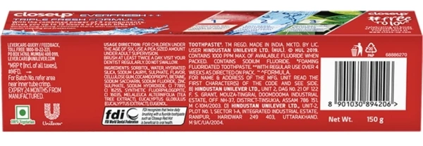 Closeup Ever Fresh Toothpaste (150 g)