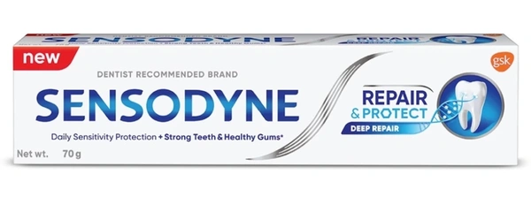 SENSODYNE Repair & Protect, for deep repair ofsensitive teeth, Toothpaste (70 g)