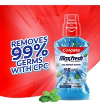 Colgate MaxFresh Plax Antibacterial Mouthwash - Peppermint Fresh (250 ml)