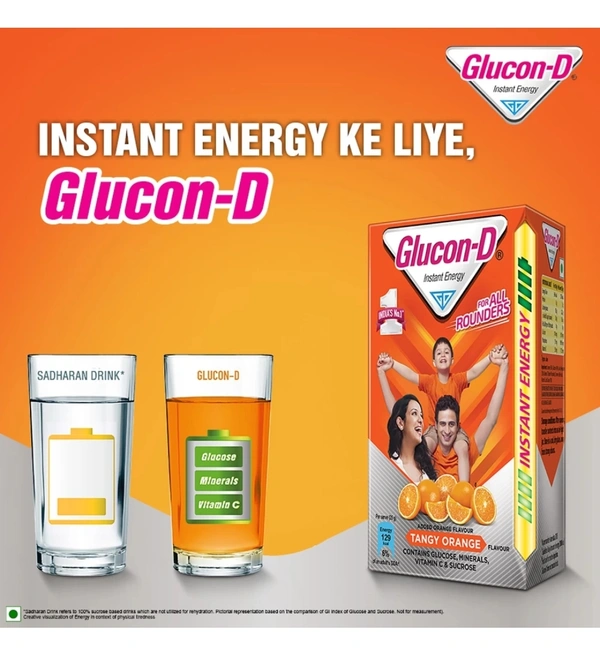 GLUCON-D Orange Flavored Energy Drink (1 kg)