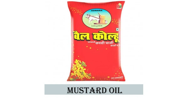 BAL KOLHU Tel | MUSTARD OIL💥💥 - 1 litre, Pouch