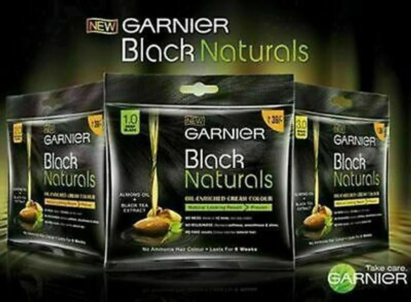 GARNIER BLACK NATURAL Dye - BLACK
