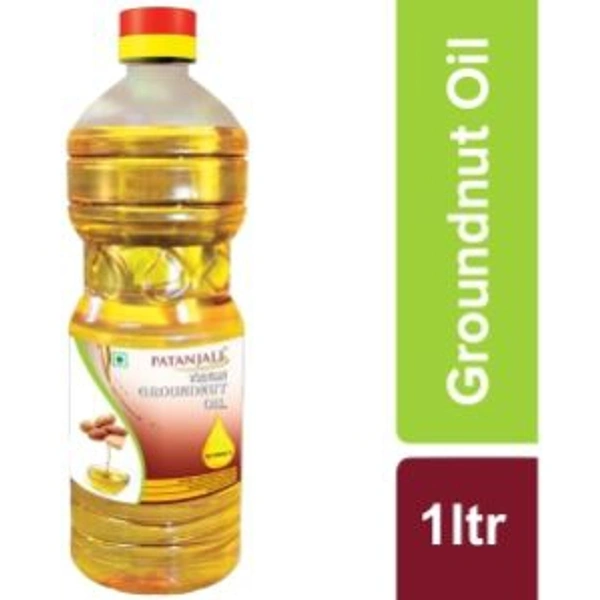 Patanjali पतंजलि Groundnut Oil | मूंगफली का तेल - 1ltr