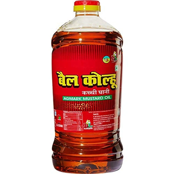 Bail Kolhu Mustard Oil  {Bottle} - 2 Litre