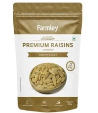 Farmley Long Raisins Premiums Enriched With Vitamin A, Improves Eye Sight, Digestion - 250gm