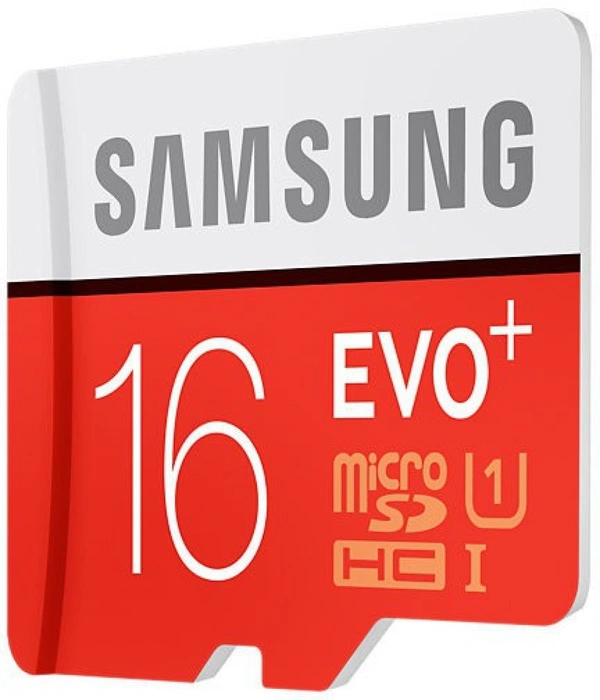 Samsung Evo Plus 16 GB MicroHDSC Class 10 95 MB/s Memory Card
