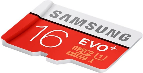 Samsung Evo Plus 16 GB MicroHDSC Class 10 95 MB/s Memory Card
