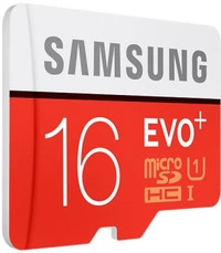 Samsung Evo Plus 16 GB MicroHDSC Class 10 95 MB/s Memory Card