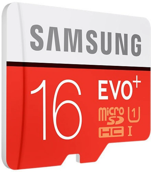 Samsung Evo Plus 16 GB MicroHDSC Class 10 95 MB/s Memory Card
