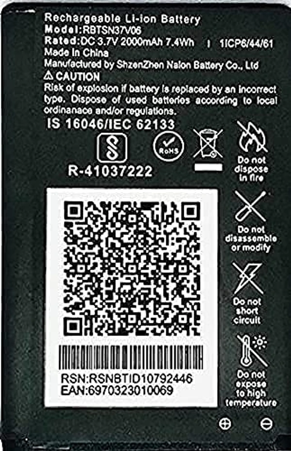 Double Power Jio Phone Battery for LYF Jio Phone F220B Jio Phone 2 F300b LF-2403N F50Y F120B F271i B-R2000 2000mAh Warranty 6 Month