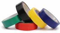 Electronic Spices PVC Tape Electrical InsulationTape Self Adhesive PVC (0.125x170), 8 mtrs-PACKOF 5