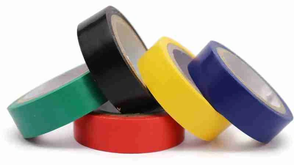 Electronic Spices PVC Tape Electrical InsulationTape Self Adhesive PVC (0.125x170), 8 mtrs-PACKOF 5