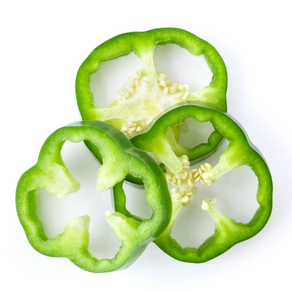 Pre-cut Green Capsicum - 500g