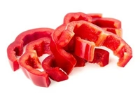 Pre-cut Red Capsicum - 500g