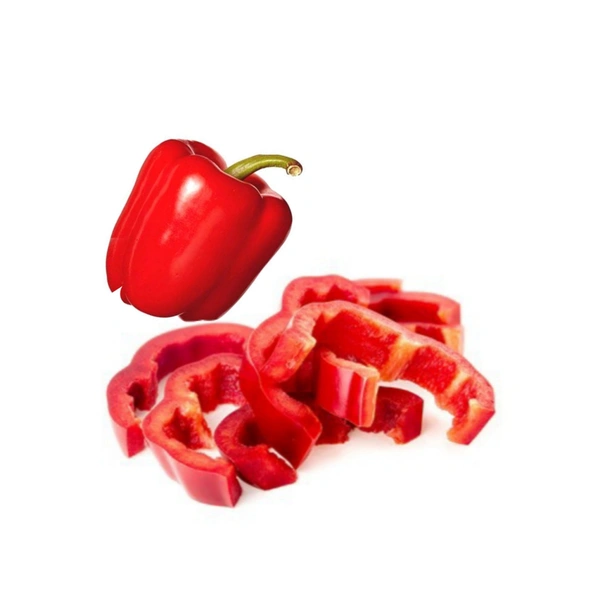 Pre-cut Red Capsicum - 500g