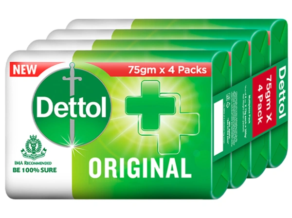 Dettol Original Soap (Buy 3 Get 1 Free) 4 x 75 g