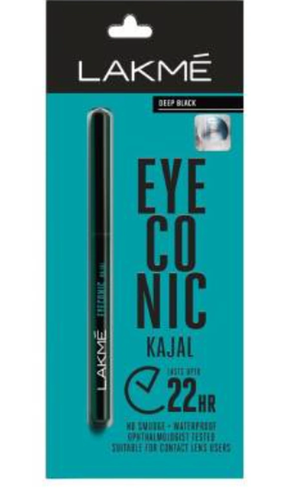 Hindustan Unilever Limited Lakmé Eyeconic Kajal Pencil  (Deep Black, 0.35 g)