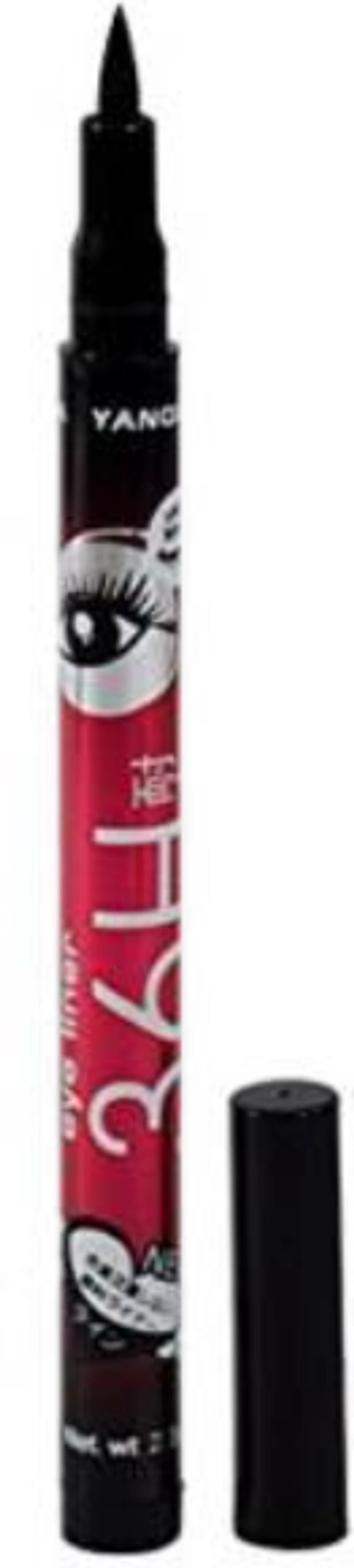 YANQINA 36 Hours Precision Liquid Waterproof Lash Eyeliner Pencil - Black