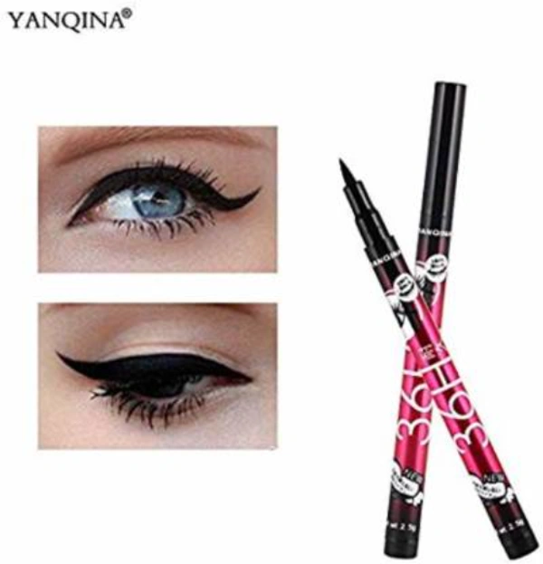 YANQINA 36 Hours Precision Liquid Waterproof Lash Eyeliner Pencil - Black