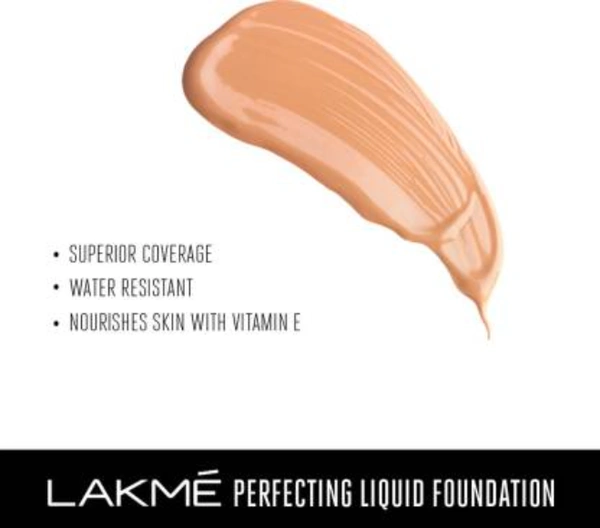 Lakmé Perfecting Liquid Foundation  (Natural Shell, 27 ml)