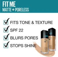 MAYBELLINE NEW YORK Fit Me Matte+Poreless Liquid Tube Foundation  (230 Natural Buff, 18 ml)