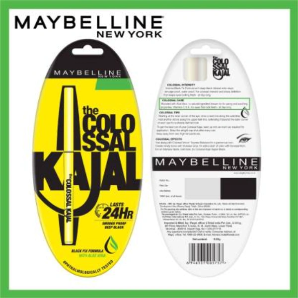 MAYBELLINE NEW YORK Colossal Kajal Black, 0.7 g