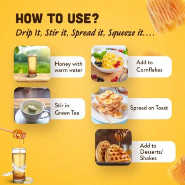 Dabur Honey Squeezy  (400 g + 400 g)