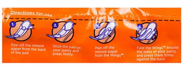 Whisper Choice Extra Long XL With Wings Sanitary Pads Pack Of 6 - Extra Long XL