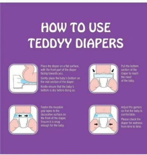 TEDDY EASY baby diapers S (2P) - S