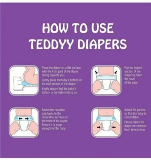 TEDDY EASY baby diapers m-42 - M - M