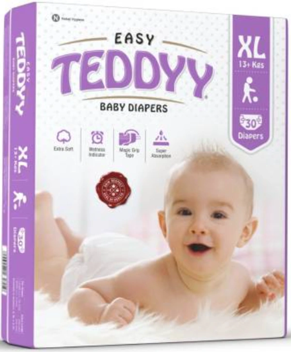 TEDDY EASY baby diapers xl-30 - XL  (2 Pieces) - XL