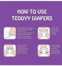 TEDDY EASY baby diapers xl-30 - XL  (2 Pieces) - XL