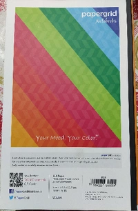 Papergrid CUT SIZE NOTEBOOK 116 pages - 27.2 x 16.7, White
