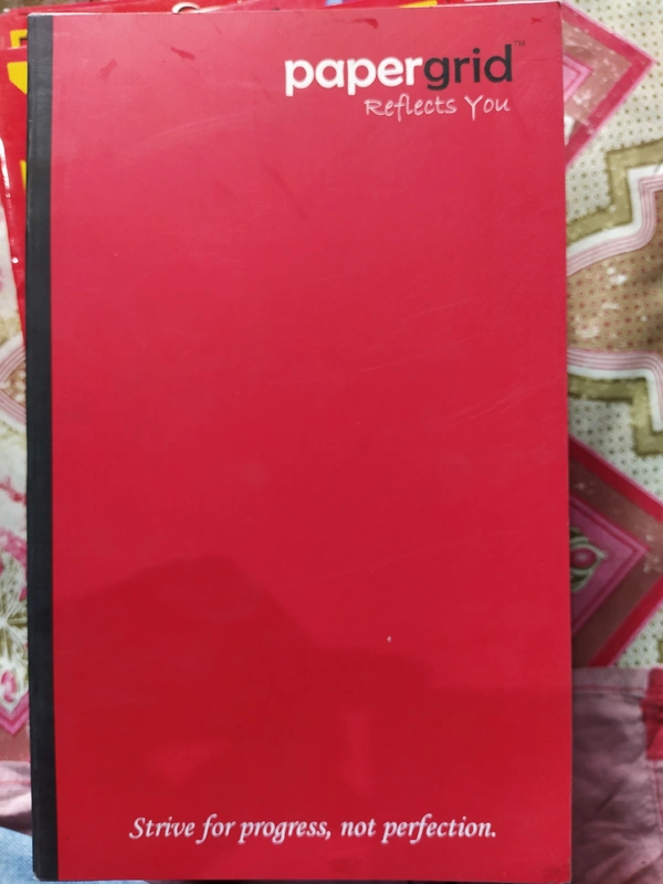 PaperGrid Long Notebook - 27.2x16.7cm, Unruled