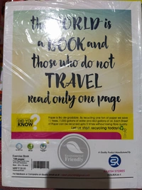 Write Notbook English 120 pages - 24x18cms