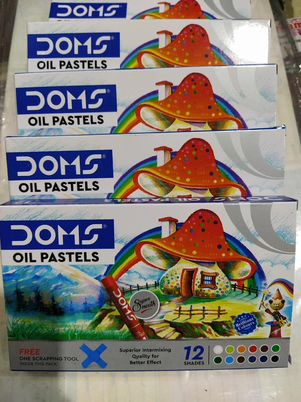 Doms Oil Pastels 12N - mix